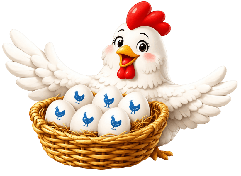 Hen decoration
